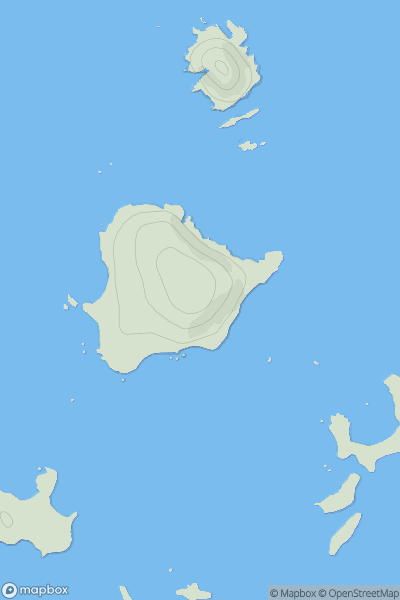 Thumbnail image for St Helen's [South West England] showing contour plot for surrounding peak